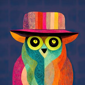 owl, fedora, colorful-7360041.jpg